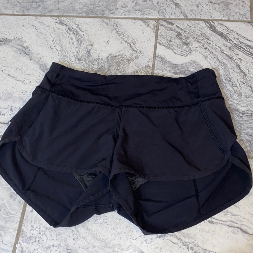 Lululemon Black Speed Up Shorts